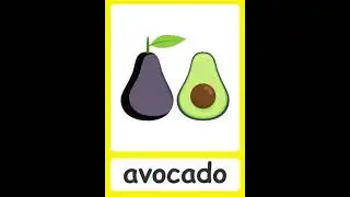 Vegetable flashcards for kids