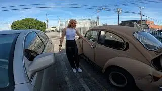 New Pedal Pumping Content Test Footage 74' VW Beetle