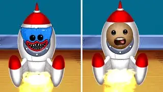 Huggy Wuggy Buddy vs Space Mission | Kick the Buddy Mod Skin: Huggy Wuggy Poppy Playtime 2