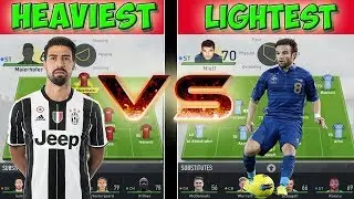 THE HEAVIEST TEAM VS THE LIGHTEST TEAM [Hepic] - FIFA 17 EXPERIMENT