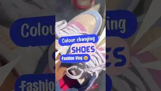 Colour changing shoe #shorts