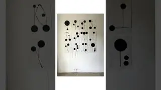 Blue Farrier's ink dot paintings