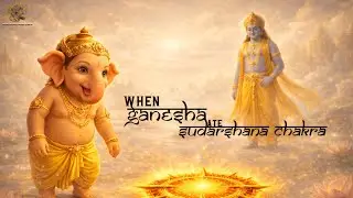 When Ganesha Ate Sudarshana Chakra  | Mythological Short Film #ai #aivideo #ganesh #sudarshanchakra