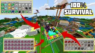 DESCARGA mi mundo SURVIVAL T&eacute;cnico Minecraft Bedrock 1.21 ✅ 