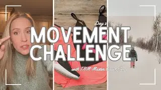 Working out on THM  - Free Movement Challenge with Coach Jen!  Day 2!
