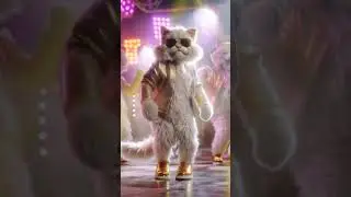 Bollywood Star Cat dancing video #cat #shorts #cute #funny #catdance #love
