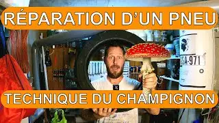 Je r&eacute;pare un pneu avec un champignon