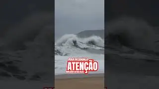 DANGEROUS SUNUNGA BEACH 🌦🚷🇧🇷 #reel #ubatuba #sea