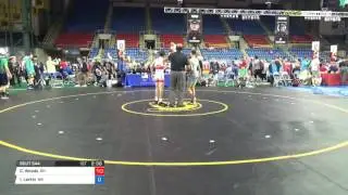 Cadet GR 106 Consi of 32 #1 - Cael Woods (OH) vs. Isaiah Larkin (WA)