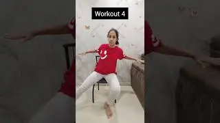 Burn Belly Fat with Chair Workout 🔥 #LowImpact #WomenFitness #ChairWorkout