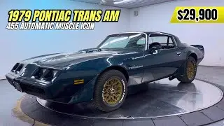 Pontiac Trans Am 1979 года &ndash; 455 Automatic Muscle Icon | Классический автомобиль на продажу