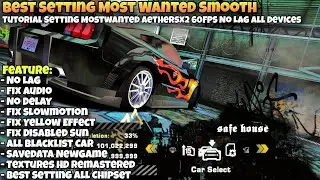 Best Setting Most Wanted Aethersx2 Android Save Data All Cars Blacklist | Aethersx2 NFSMW Lengkap