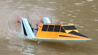 How To Make a Boat - Twin Motor Air Boat  - Simple Boat