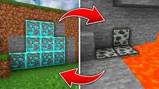 Minecraft UHC pero el CARBÓN es DIAMANTE 💎