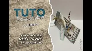 comment faire un marque place en forme de BERLINGOT pour NOËL en papier