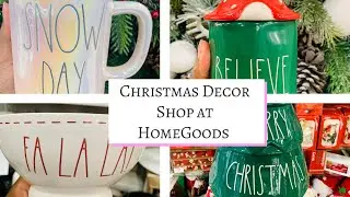 CHRISTMAS DECOR SHOP AT HOMEGOODS WITH RAE DUNN FINDS, HOME DECOR, MUGS, CANDLES, CLEARANCE & MORE