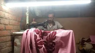 एप्लिक,कढाई बेडसिट|macine embroidery sikhen ghar baithe.thanks for watching.