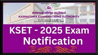 KSET-2025 Exam notification | KSET Exam Date Announced