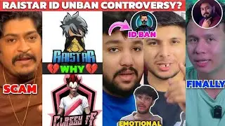 Raistar I'd Unban Controversy - React Big Youtubers 😭Gyan Gaming & Boss Official & TPH & Sky Lord 🥹 