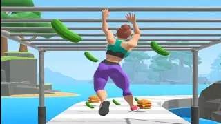 Fat 2 Fit Run Game  Burger 🍔🍔 Eating