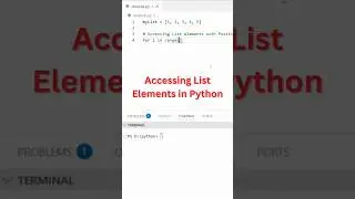 Access List Elements with Positive Index | Python Trick