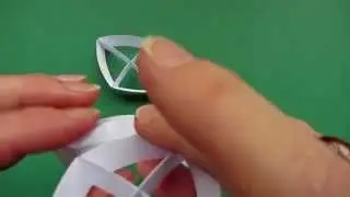 sliceform - papercraft - kusudama - 15 great circles - tutorial - dutchpapergirl