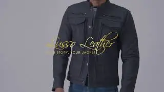 Storm Rider Matte Leather Trucker Motorcycle Jacket | Full-Grain Cowhide + CE Armor Protection