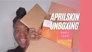 AprilSkin Skincare Products Unboxing