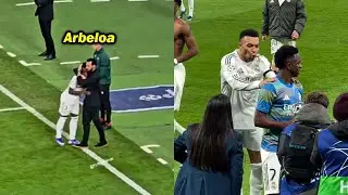 Alvaro Arbeloa Reaction to Vinicius Jr Goal vs Monaco