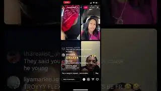 Brooklyn and Debo on live and Troy get on live💀￼