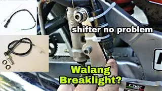 Diy Rear Brake Light switch for Raider 150 Single or Full shifter | Walang Breaklight sa Likod?