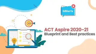ACT Aspire 2020-21 Blueprint and Best Practices | 10 Min. webinar organized by EdShorts