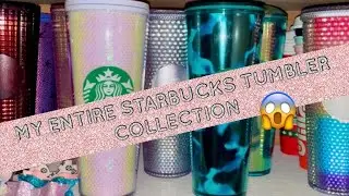 ✨MY ENTIRE STARBUCKS TUMBLER COLLECTION: STUDDED & RARE STARBUCKS CUPS ✨