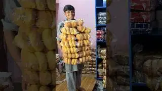 How to Make Rusk & Fruit Bun in Commercial Style | Crispy Rusk Baking in a Factory of Pakistan