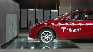 Large crumple zones, rigid body structure & low center of gravity really make a difference#TeslaCars