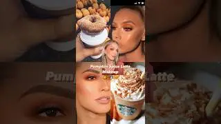 Pumpkin Spice Latte Makeup 🎃🧡☕️🍂 #makeuptrends #fallmakeup #makeuptutorial