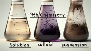 Chapter 6 Class 9th chemistry,  Topic: Comparison of Solutions,  Suspension and Colloid
