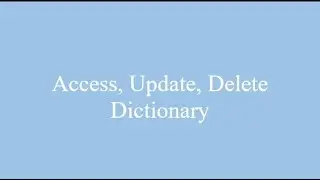 Python Dictionary Mastery: Access, Update, and Delete in Depth #trending #shorts #viralvideo