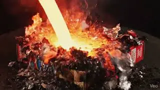 Hyper-Realistic Melting Pop-Tarts cardboard box: A Visual Masterpiece #asmr #fire #ai #satisfying 