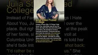 Julia Stiles Picked School Over Fame And Here&rsquo;s What Happened! ZjHI6y4B9Vg 29 score65 unknown tor