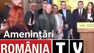 Amenințări la conferința de presa (Realitatea Tv , provoaca )