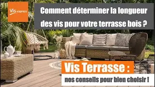 Quelle longueur de vis pour terrasses en bois ?