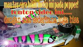 tutorial pengecatan lure simpel |  simple lure painting tricks