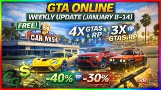 GTA Online Weekly Update Jan 8&ndash;14: FREE Car Wash, 4X HSW, 3X Money Fronts & Bonuses!