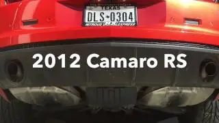 2012 Camaro RS Stock Exhaust Start Up & Revs