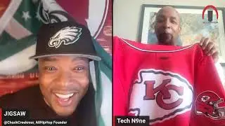 KC Chiefs' Fam Tech N9ne Gets Trolled By Eagles' Fanatic Chuck 