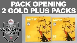 NHL 17 HUT Pack Opening | 2x Gold Plus Packs | NICE 87 OVR Pull!!