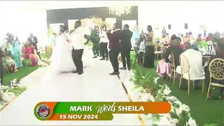 WEDDING  CEREMONY OF SHEILA AND MARK