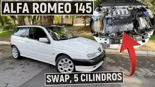 ALFA ROMEO 145 COM MOTOR 5 CILINDROS E 2,4 LITROS | Garagem Drops #98