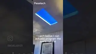 Pesetech smart artificial sky lights simulates super realistic blue sky